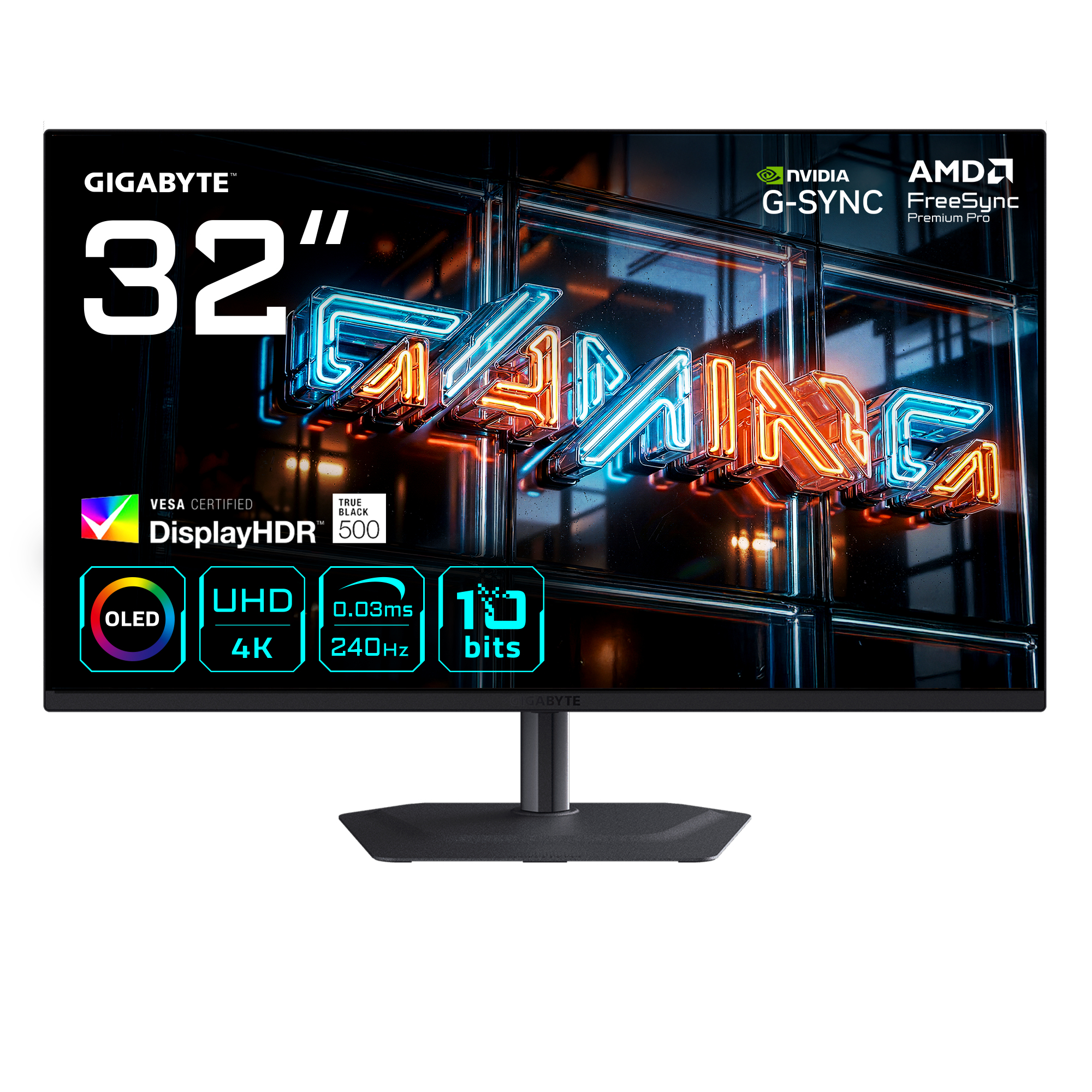 GIGABYTE 31.5 OLED MONITOR SPK MO32U24
