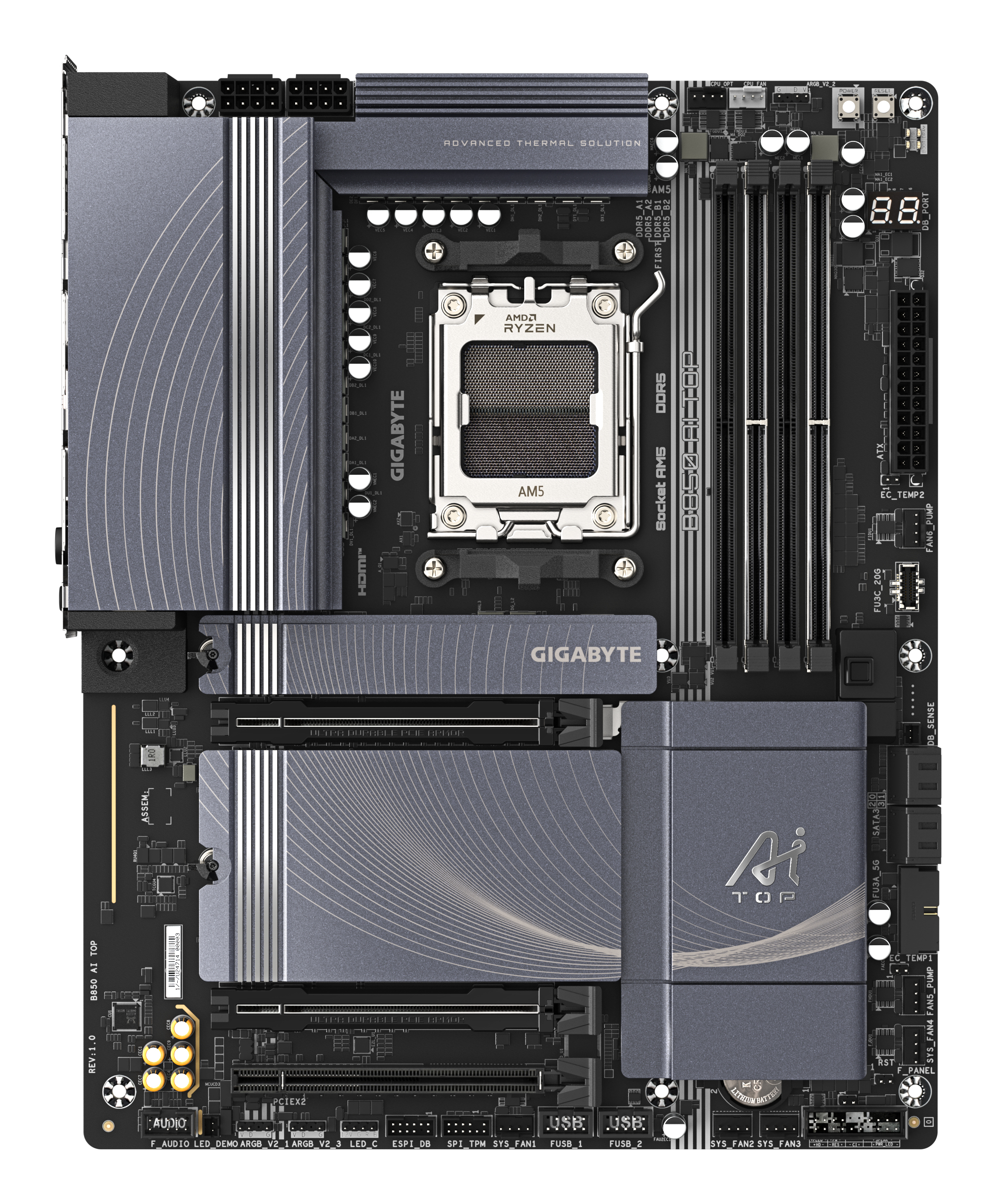 GIGABYTE AM5 B850 AI TOP - Image 2