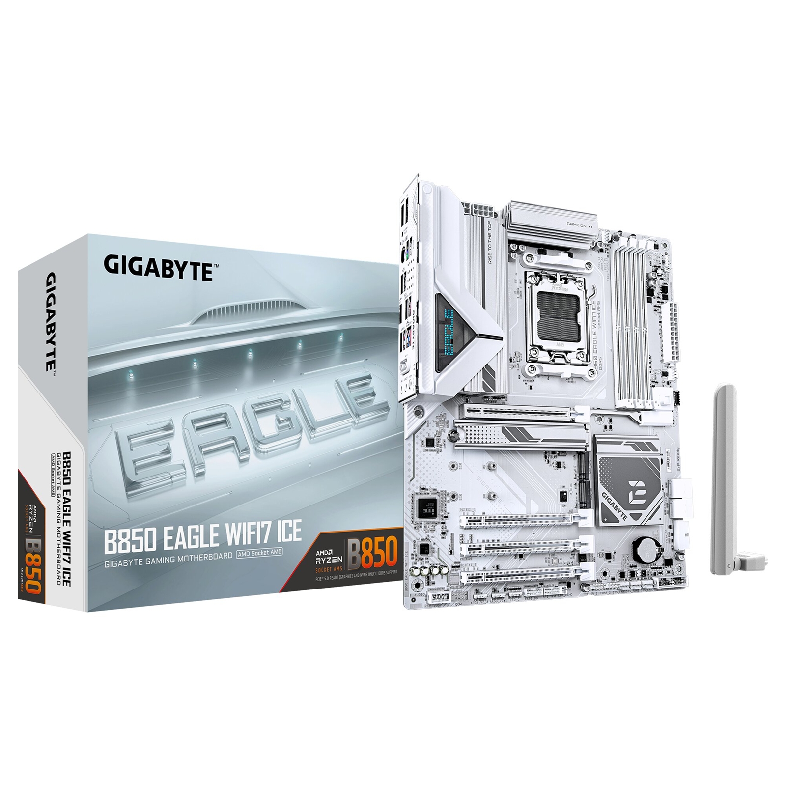 Gigabyte B850 EAGLE WIFI7 ICE AMD AM5 Socket Motherboard