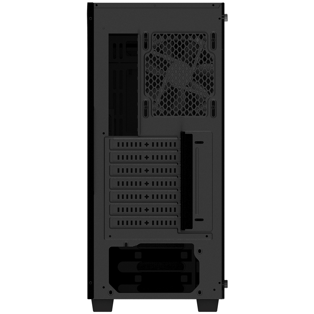 GIGABYTE C200 GLASS MID TOWER CASE BLACK - Image 5