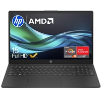 HP 15-fc0536sa Laptop, 15.6 Inch Full HD 1080p Screen, AMD Ryzen 3 7320U, 8GB RAM, 256GB SSD, AMD Radeon Graphics, Windows 11 Home