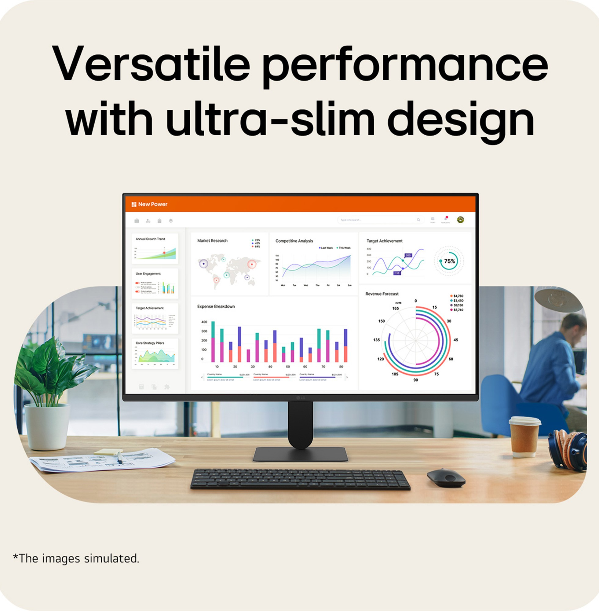 LG 23.8 IPS MONITOR 24U411B-B - Image 2