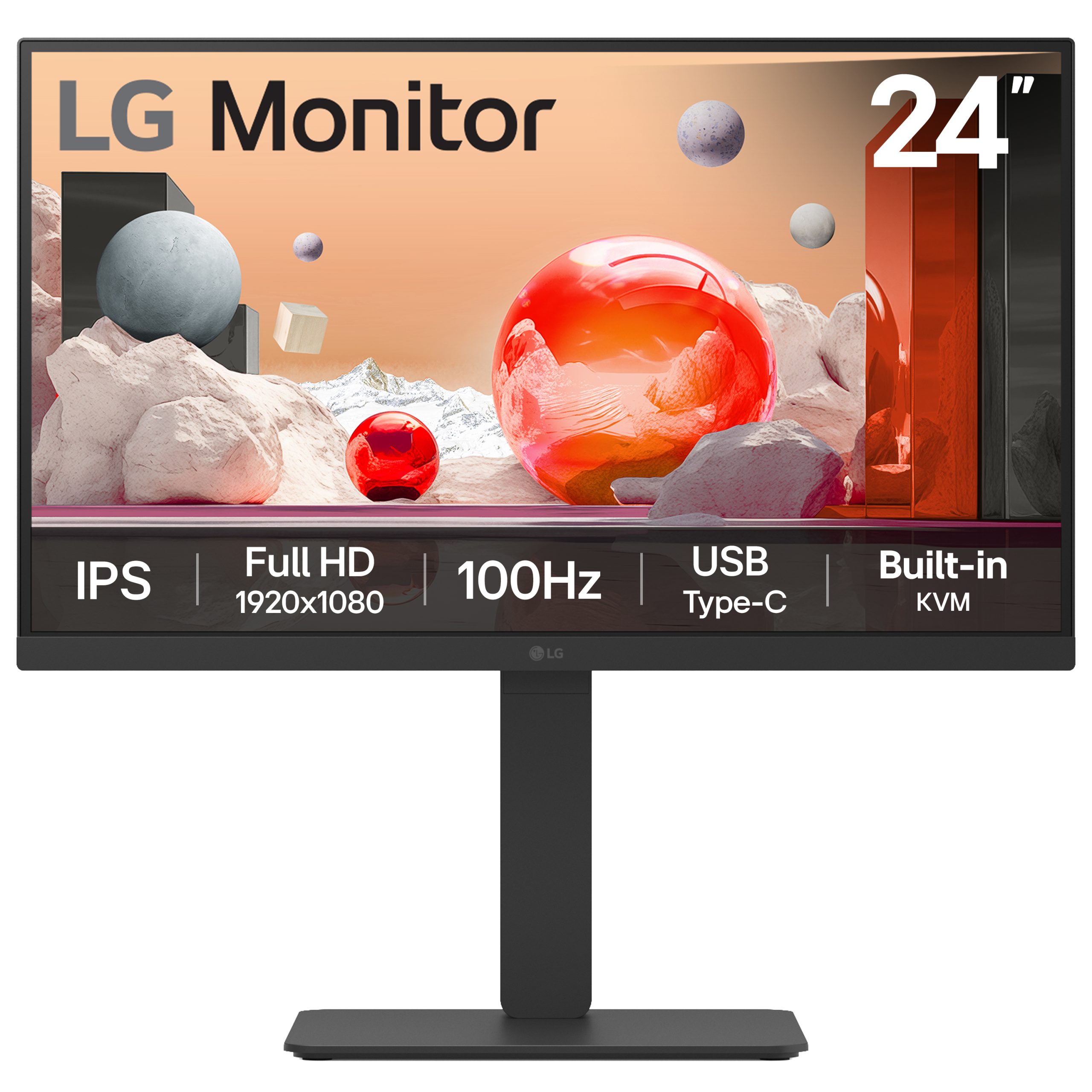 LG 23.8 IPS MONITOR SPK 24BA650-B
