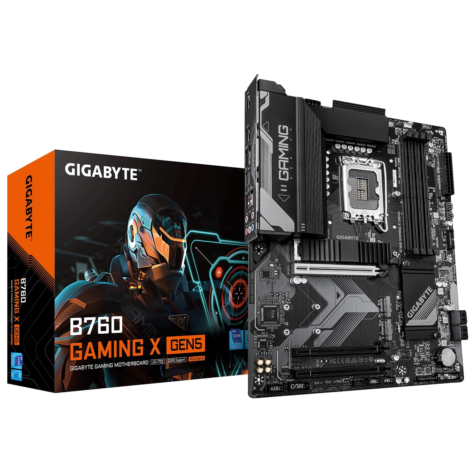 Gigabyte B760 GAMING X GEN5 Intel 1700 Socket Motherboard, ATX, 4x DDR5 Slots, 3x M.2 Socket, 2.5GbE LAN, 1x HDMI Port / 1x DisplayPort - Image 3