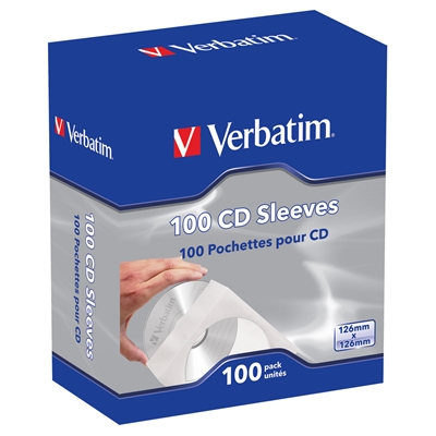 Verbatim CD Paper Sleeves 100-Pack - Image 2