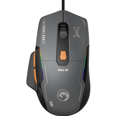 Marvo Duke 50 M368 Wired Gaming Mouse, 6 DPI levels (800 - 12800), 1000Hz Polling Rate, 13 Mode RGB Backlighting, 68g - Image 2