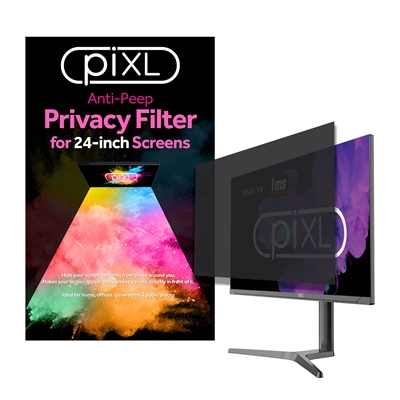 piXL 24-Inch Monitor Security Privacy Screen/ Privacy Filter, Anti-Glare, Anti-Peep, Anti-Static & Blackout - Image 2
