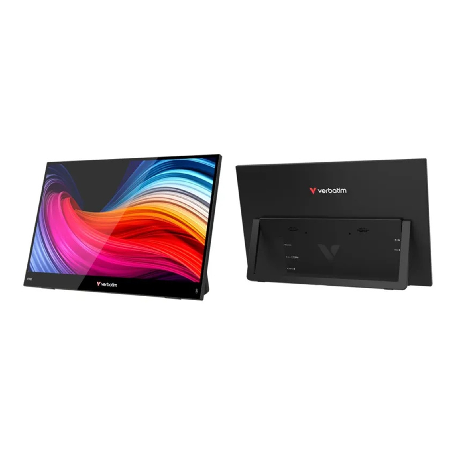 Verbatim Portable 15.6" Touchscreen IPS Monitor LIGHT, USB-C, Speakers, 1920 x 1080 Resolution, 60Hz - Image 3