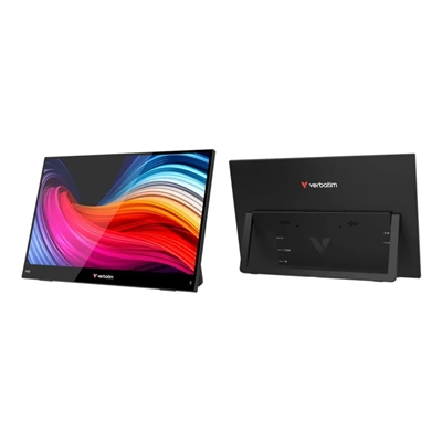 Verbatim Portable 15.6" Touchscreen IPS Monitor LIGHT, USB-C, Speakers, 1920 x 1080 Resolution, 60Hz - Image 2