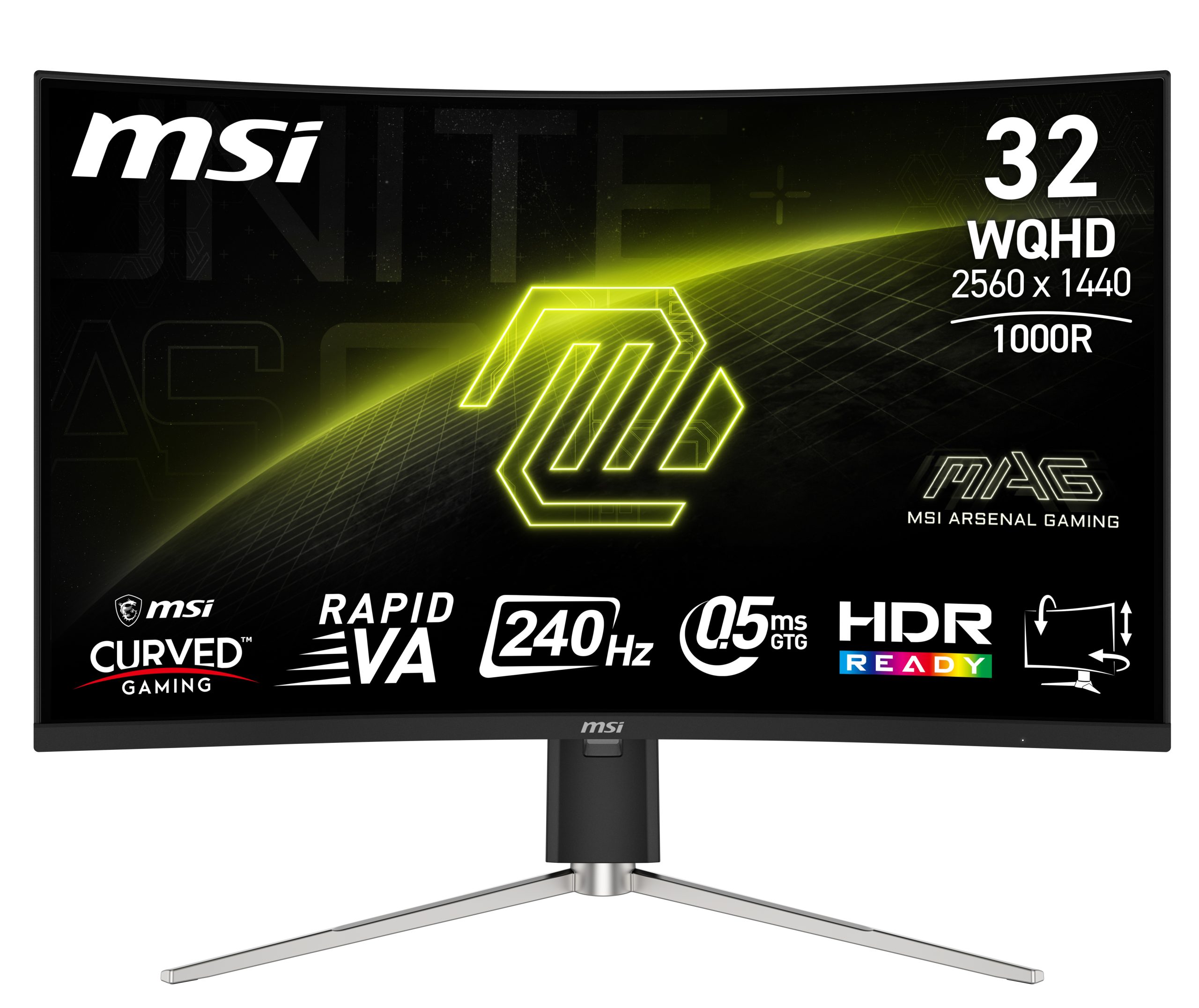 MSI 31.5 VA MON CURVED MAG 325CQRXF E2 - Image 3