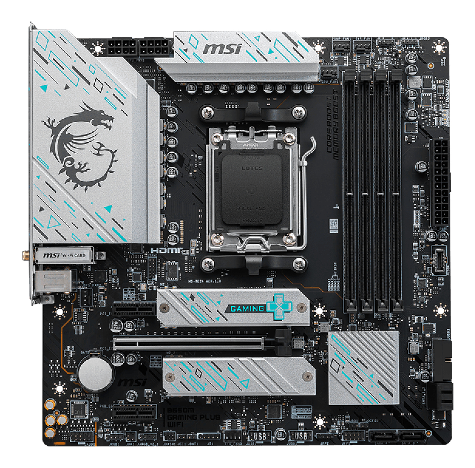 MSI AM5 B650M GAMING PLUS WIFI M-ATX - Image 2
