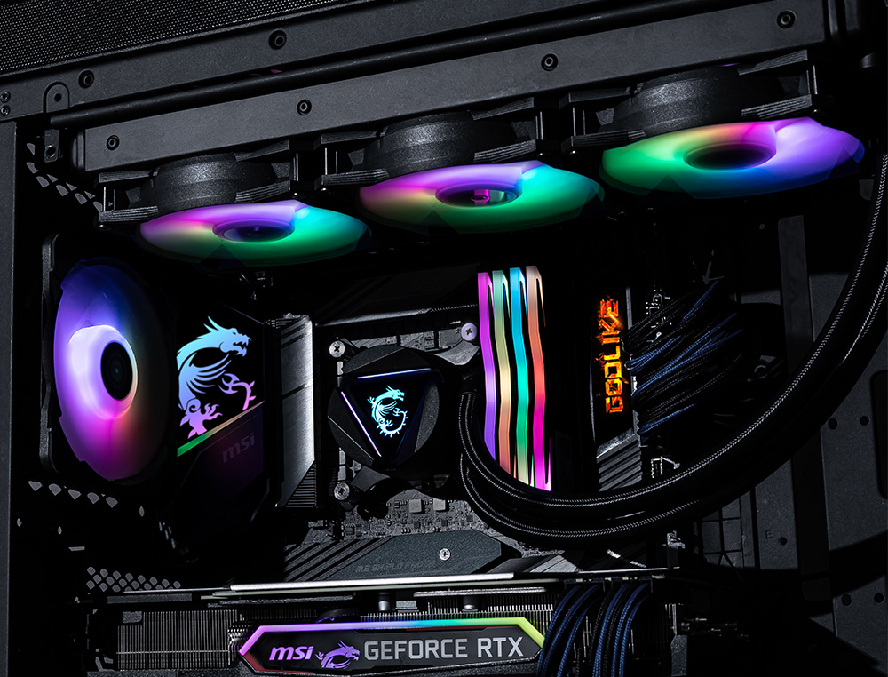 MSI MAG CORELIQUID 360R V2 CPU COOLER - Image 4