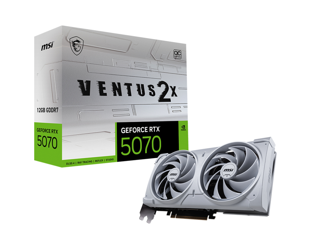 MSI RTX 5070 12GB VENTUS 2X OC WHITE