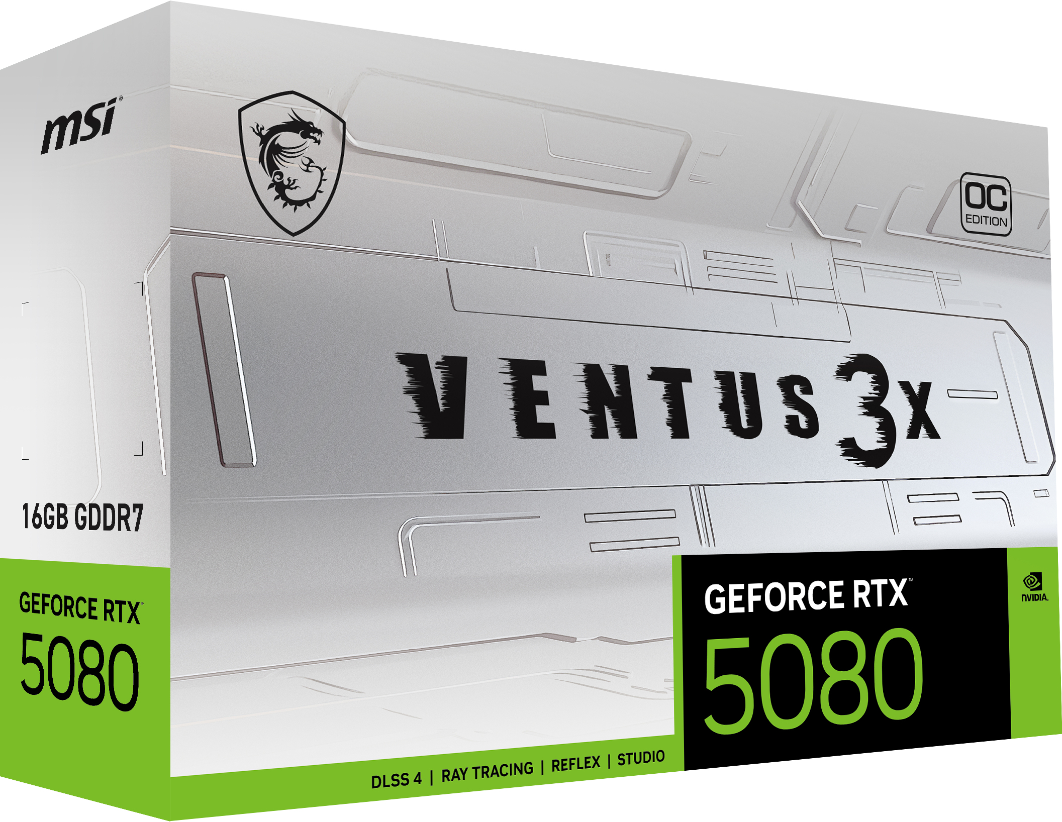 MSI RTX 5080 16GB VENTUS 3X OC WHITE - Image 2