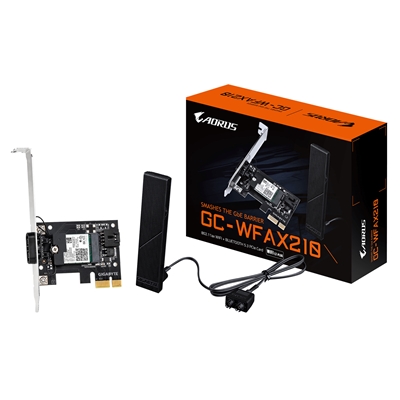 Gigabyte GC-WFAX210 Intel WiFi 6E AX210 2400Mbps Bluetooth 5.2 Wireless PCI-Express Card - Image 2