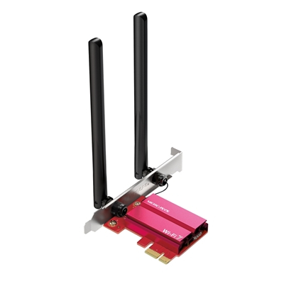 Mercusys MA37BE BE6500 Tri-Band Wi-Fi 7 Bluetooth PCI Express Adapter - Image 2