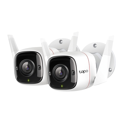 TP-Link Tapo C310P2 Outdoor Security Wi-Fi Camera, 2-Pack - Image 2