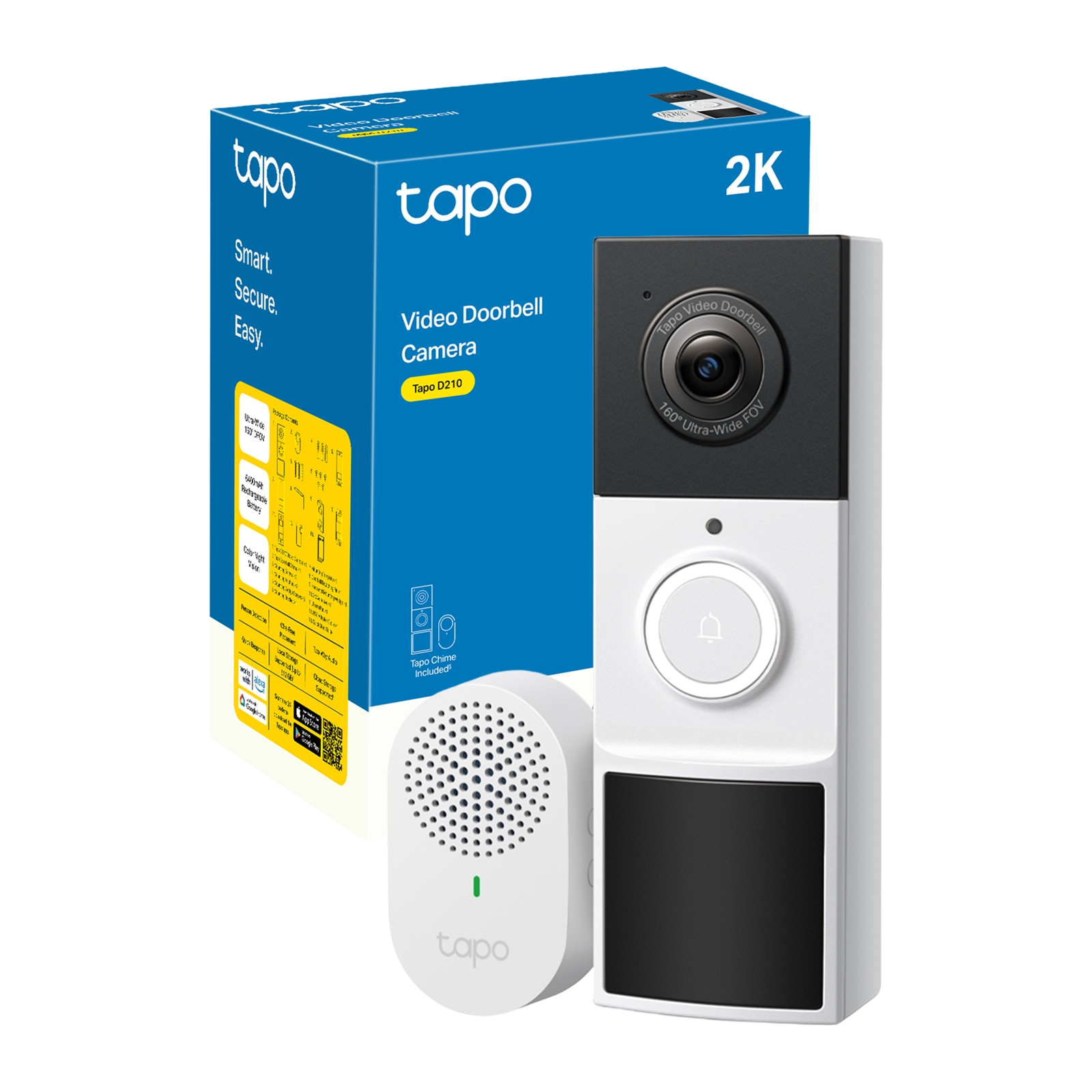 TP-Link Tapo D210 Video Doorbell Camera - Image 3