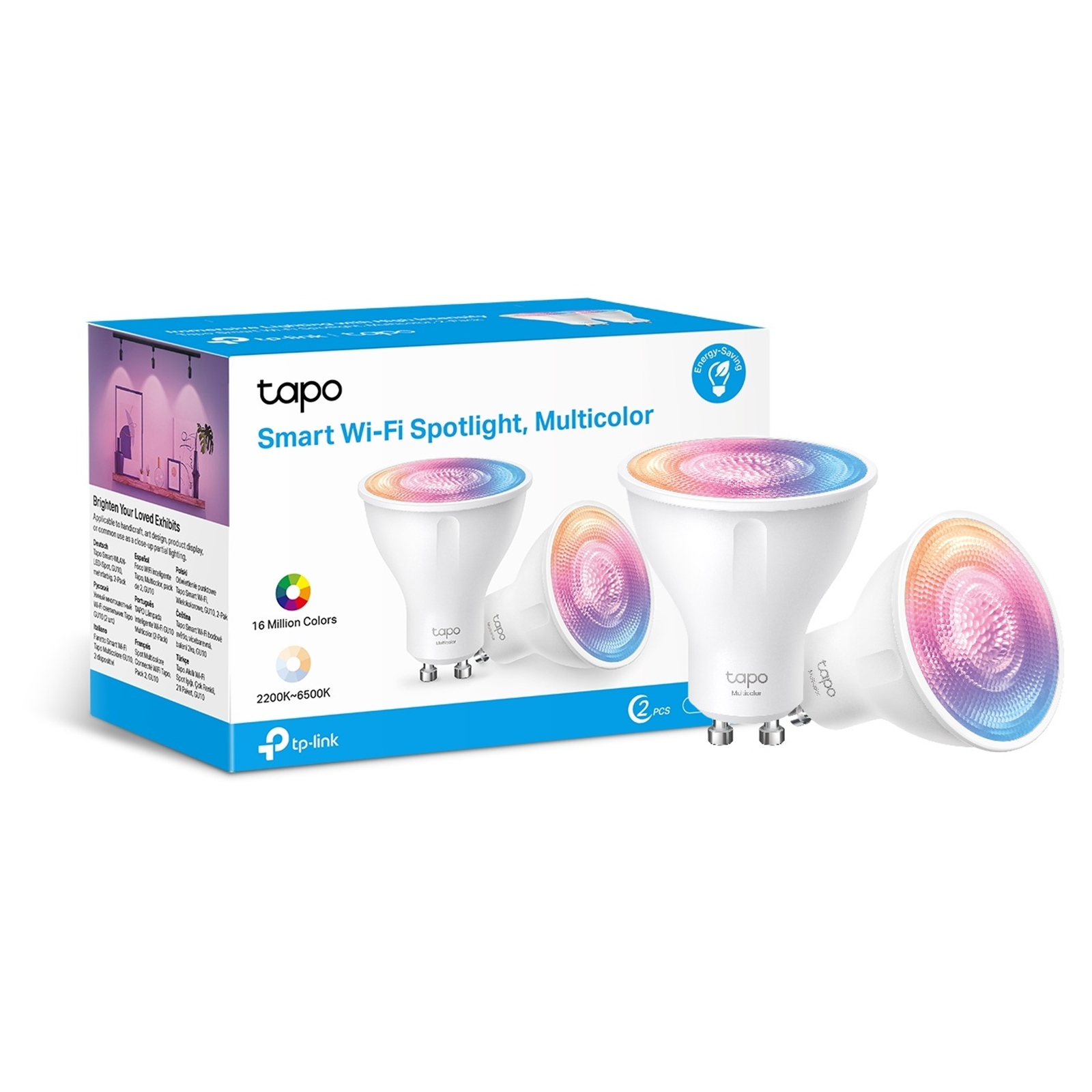 TP-Link Tapo L630(2-Pack) Smart Wi-Fi Spotlight, Dimmable, 2-Pack - Image 3