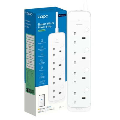 TP-Link Tapo P304M Smart Wi-Fi Power Strip, 4-Outlets, Matter - Image 2