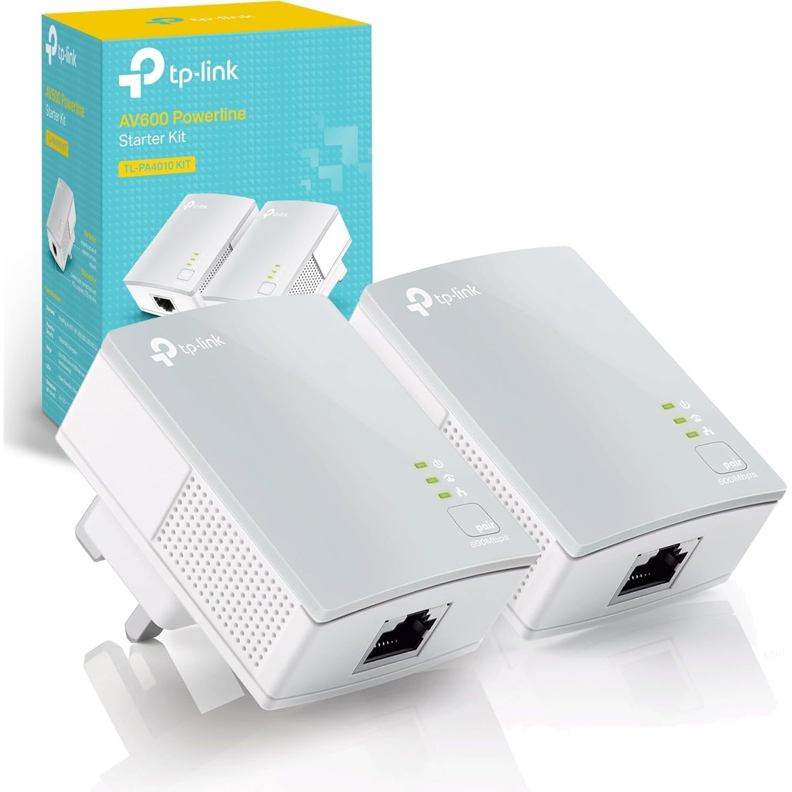TP-Link TL-PA4010 KIT 600Mbps Nano Powerline Twin Pack - Image 3