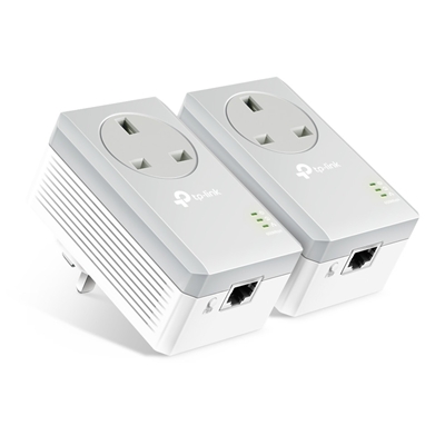 TP-Link TL-PA4010P KIT 600M Powerline AC Pass-through Twin Pack - Image 2