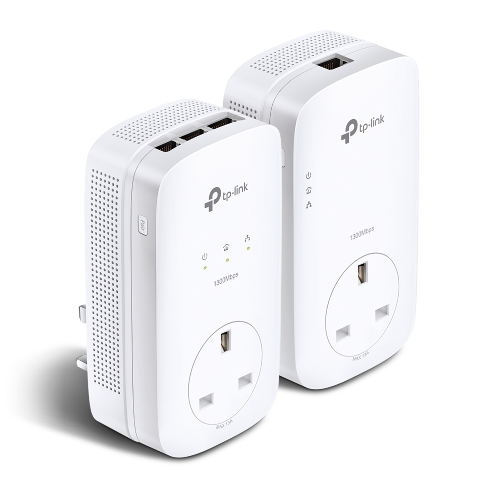 TP-Link TL-PA8033P KIT AV1300 Passthrough Powerline Kit - Image 3