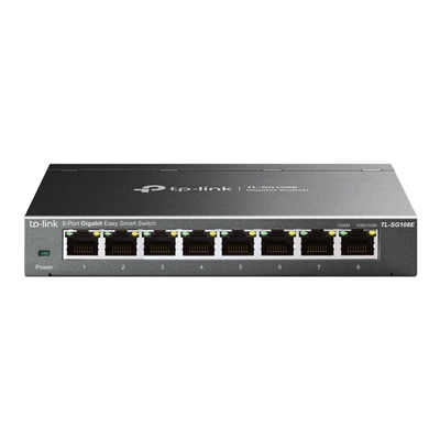 TP-Link TL-SG108E 8-Port Metal Gigabit Easy Smart Switch - Image 2