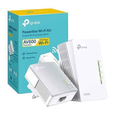 TP-Link TL-WPA4220 KIT AV600 Powerline Wi-Fi Booster 2 LAN, KIT - Image 2