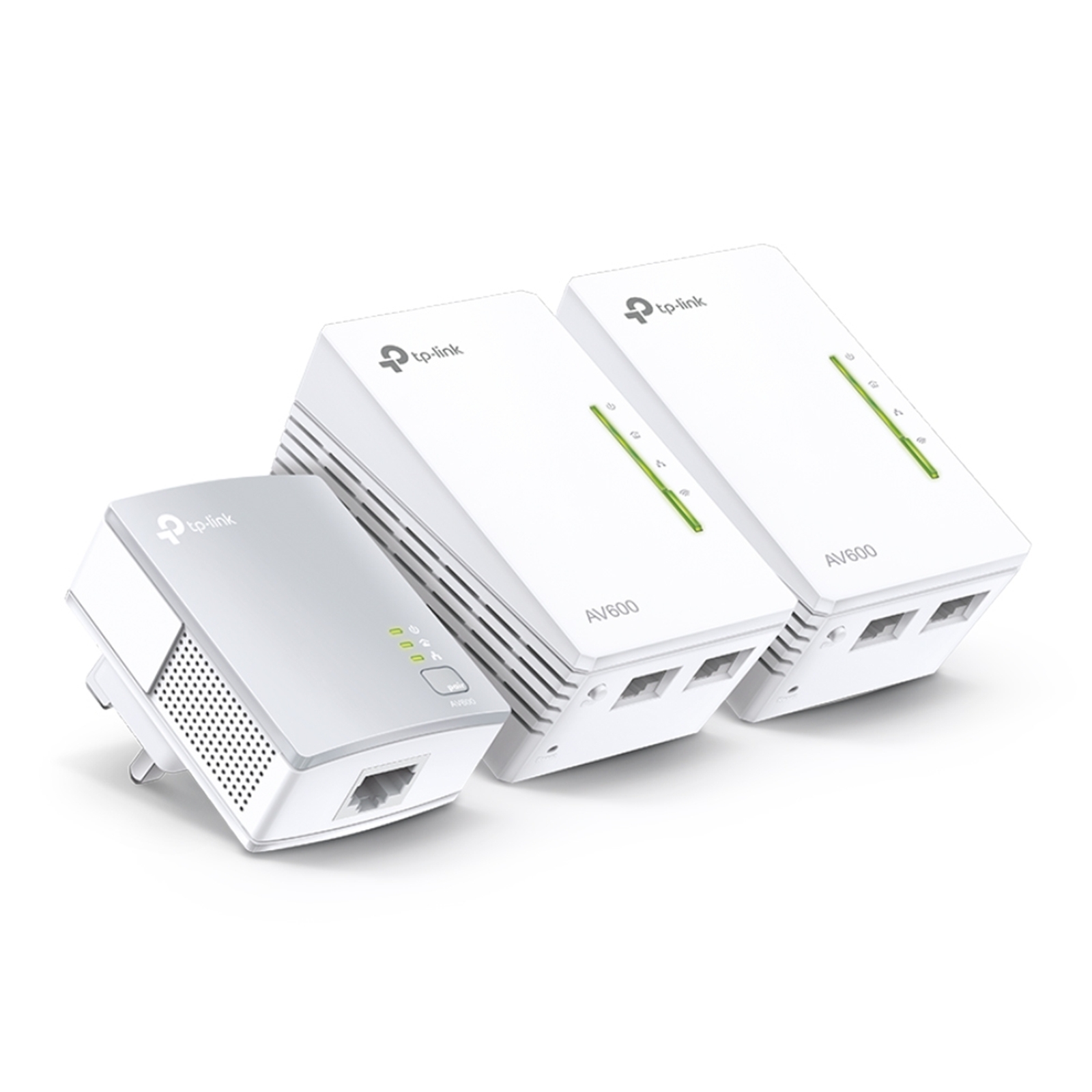 TP-Link TL-WPA4220 TKIT AV600 Powerline Wi-Fi Booster 2 LAN, 3 units - Image 3