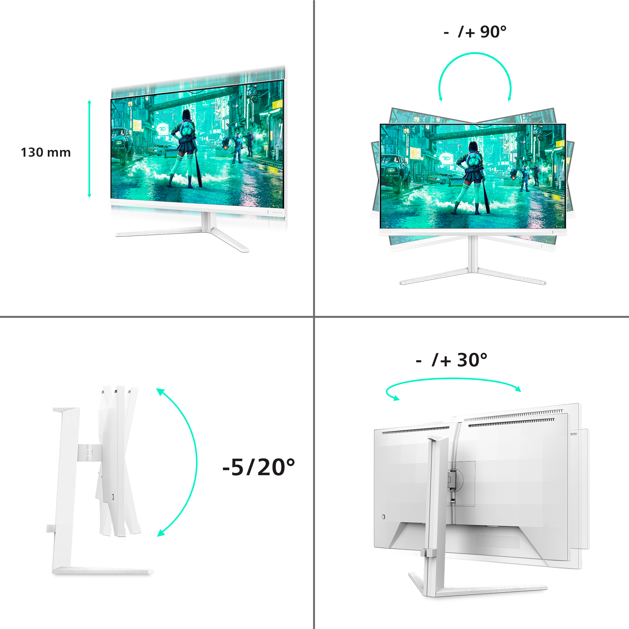 PHILIPS 27 IPS MONITOR 27M2N3201A/00 - Image 3