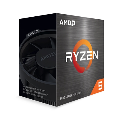 AMD Ryzen 5 5600 6 Core AM4 Processor, 12 Threads, 3.5GHz up to 4.4GHz Boost, 32MB Cache, 65W, with Wraith Stealth Cooler, No Graphics - Image 2