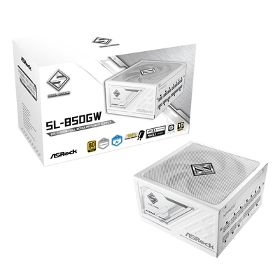 ASRock Steel Legend SL-850G 850W ATX Power Supply Unit, 80 Plus Gold Certified, 120mm Silent Cooling Fan, High Efficiency PSU - Image 2