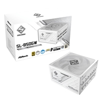 ASRock Steel Legend SL-850G 850W ATX Power Supply Unit, 80 Plus Gold Certified, 120mm Silent Cooling Fan, High Efficiency PSU