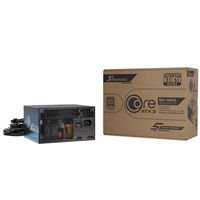 Seasonic CORE BC ATX 3.1 (SRP-CBC851-A5A51JF) 850W PSU, 120mm Fan, 80 PLUS Bronce, Fully Modular, Individual Black Cables with Braided Pattern, 5 Years Warranty
