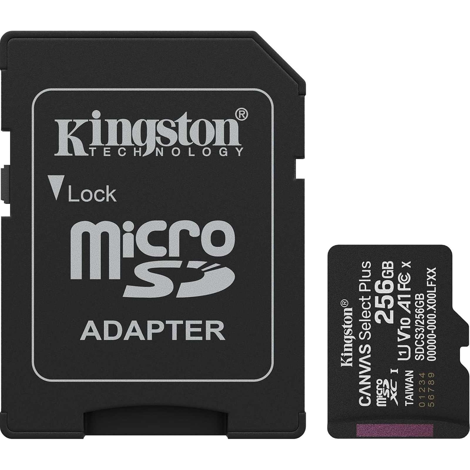 Kingston Canvas Select Plus 256GB Class 10 UHS-I Micro SD Card with Lifetime Warranty - Image 3