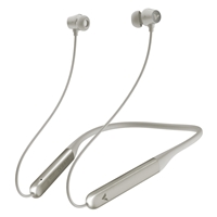 Verbatim TruSound ANC Neckband Earbuds, Wireless Bluetooth 5.4, Active Noise Cancellation - Grey