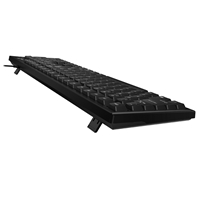Genius KB-100 Wired Smart Keyboard, USB Plug and Play, Customizable Function Keys, Multimedia, Full Size UK Layout Design for Home or Office, Black - Image 6