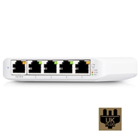 Ubiquiti USW-FLEX-MINI UniFi USW Flex Mini 5 Port Smart Managed POE/USB C Powered Gigabit Network Switch (UK Plug) - Image 4