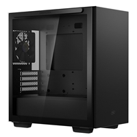 DeepCool MACUBE 110 Case, Home & Business, Black, Micro Tower, 2 x USB 3.0, Tempered Glass Side Window Panel, Micro ATX, Mini-ITX - Image 4