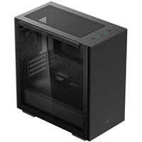 DeepCool MACUBE 110 Case, Home & Business, Black, Micro Tower, 2 x USB 3.0, Tempered Glass Side Window Panel, Micro ATX, Mini-ITX - Image 5