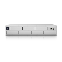 Ubiquiti UNVR-PRO UniFi Protect 7 Bay Network Video Recorder Pro, UniFi Protect Console, 7x 2.5/3.5 Inch Drive Bays, 10G SFP+ Port, Gigabit RJ45 Port, 2U Rack, 1.3 Inch Touchscreen - Image 5