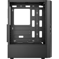 Antec AX20 Case, Black, Mid Tower, 1 x USB 3.0 / 2 x USB 2.0, Tempered Glass Side Window Panel, Slanted Bar & Mesh Design for Massive Airflow, 3 x Pre-Installed RGB LED Fans, ATX, Micro ATX, Mini-ITX Compatible - Image 8