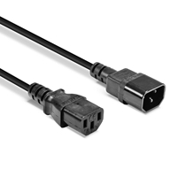 Lindy 30331 2m IEC C14 (Kettle) To IEC C13 (Kettle) Mains Extension Cable - Black, Perfect for use in Offices, Control Rooms, Digital Signage and Home Theatre Setups - Image 5