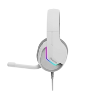 Marvo Scorpion H8618 Tactic 40 USB 2.0 Wired Gaming RGB Headset (White) - Image 4