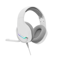 Marvo Scorpion H8618 Tactic 40 USB 2.0 Wired Gaming RGB Headset (White) - Image 6