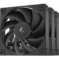 DeepCool FD12 120mm Case Fan 3-Pack, PWM Control, High Airflow, Low Noise, Hydro Bearing, Black, Anti-Vibration Pads, 4-Pin Connector - Image 4