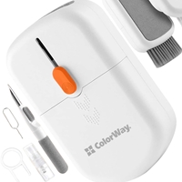 ColorWay CW-1111 10-in-1 Electronics Cleaning Kit Designed For Safely Cleaning Headphones, Keyboards, Screens and Cameras. Includes A Retractable Brush, Flocked Sponge, Microfiber Wipes, Screen Cleaner Spray, Key Remover, In A Compact Case Featuring A Pho - Image 8