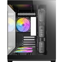 Antec CX60M ARGB Mini Tower Gaming Case, 1 x USB Type-C / 2 x USB 3.0, Tempered Glass Front and Side Window Panel, Water Cooling SUpport, 3 x Pre-Installed ARGB LED Fans, Micro-ATX, ITX Compatible - Image 5