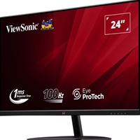 Viewsonic VA2432-H-2 24 Inch IPS Frameless Monitor, Full HD, LED, Widescreen, 100Hz, 1ms, VGA, HDMI, VESA - Image 5